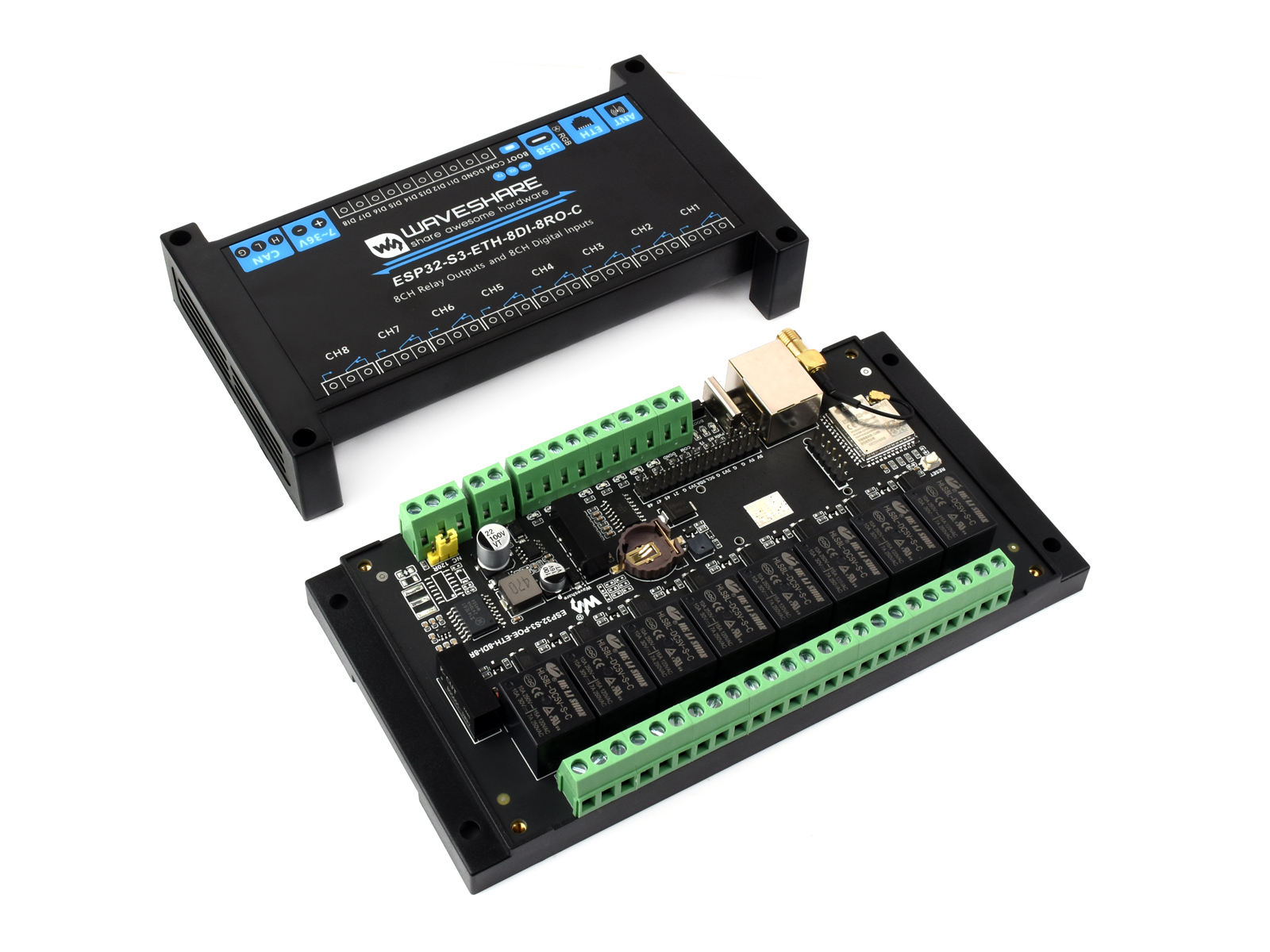 Esp32 S3 - Modulo relè WiFi industriale ESP32-S3 a