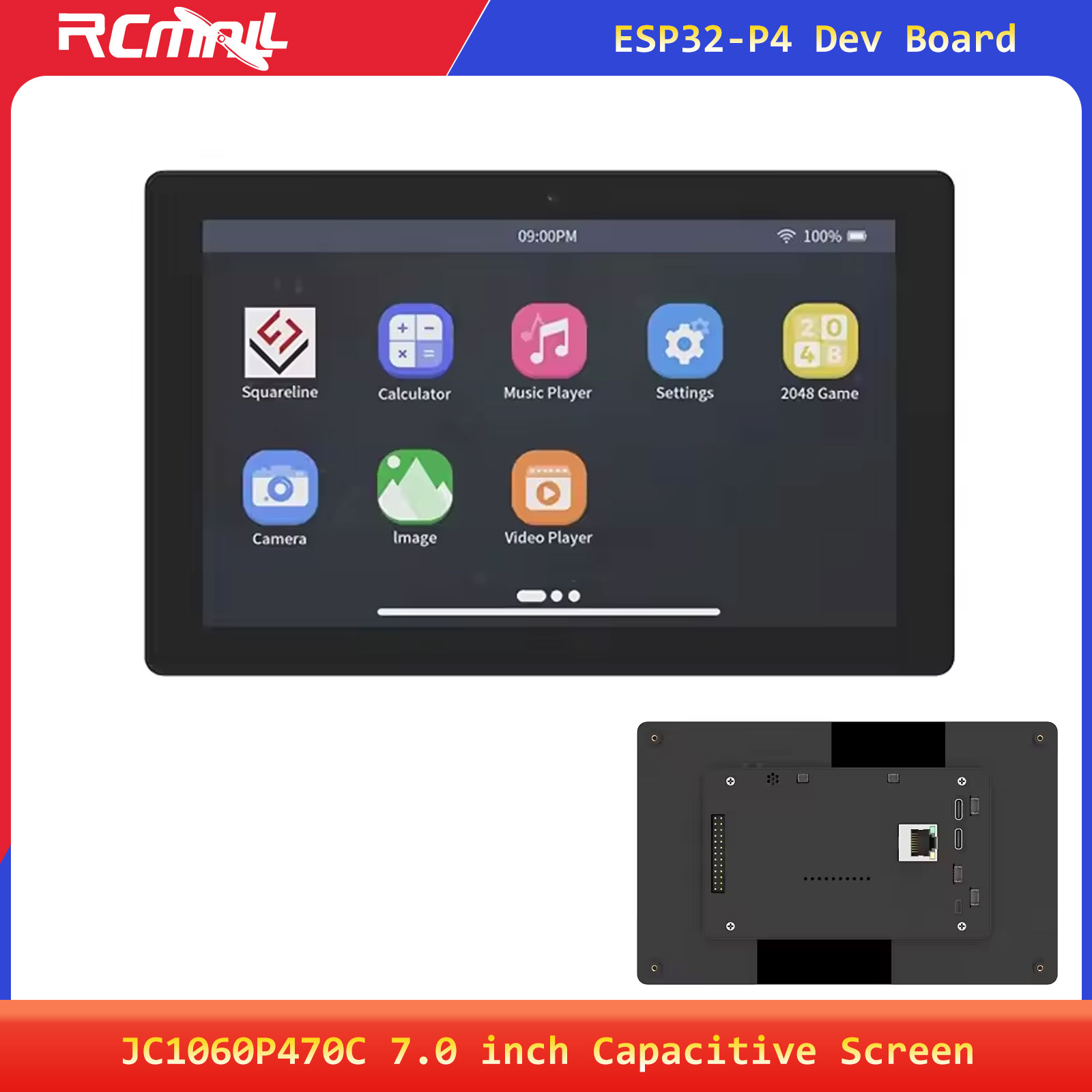 Esp32 Uart Module - JC1060P470C Display Touch Capacitivo IPS da