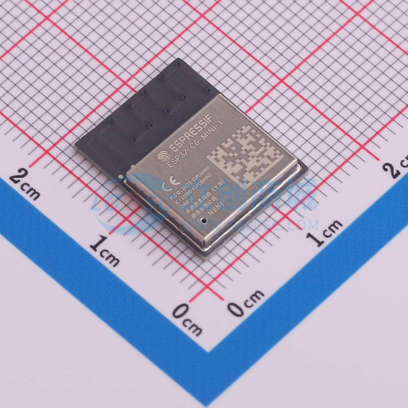 Esp32 C6 - 4 pz ESP32-C6-MINI-1-N4 SMD-53P ESP32-C6FH4 I2C