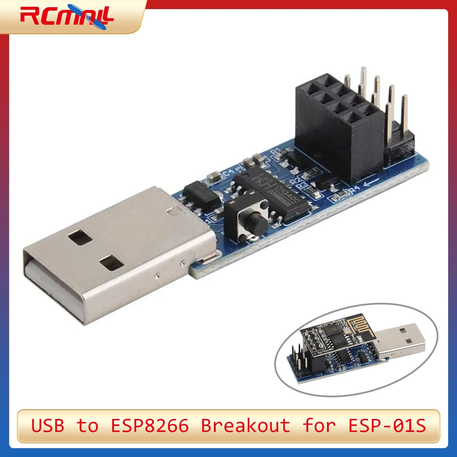 Esp8266 - Adattatore downloader programmatore WiFi Prog da