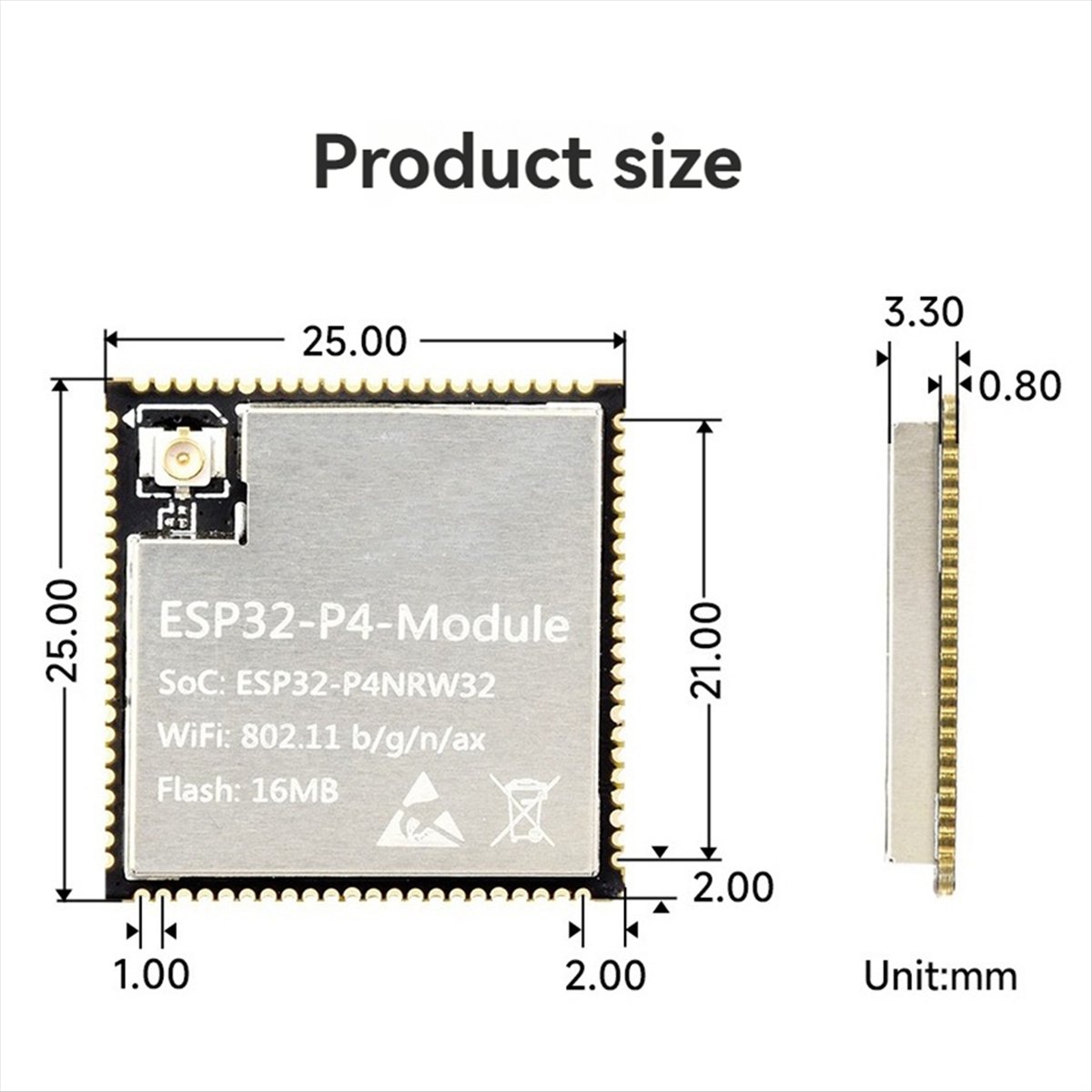 Esp32 P4 - Scheda Core del Modulo A46U P4