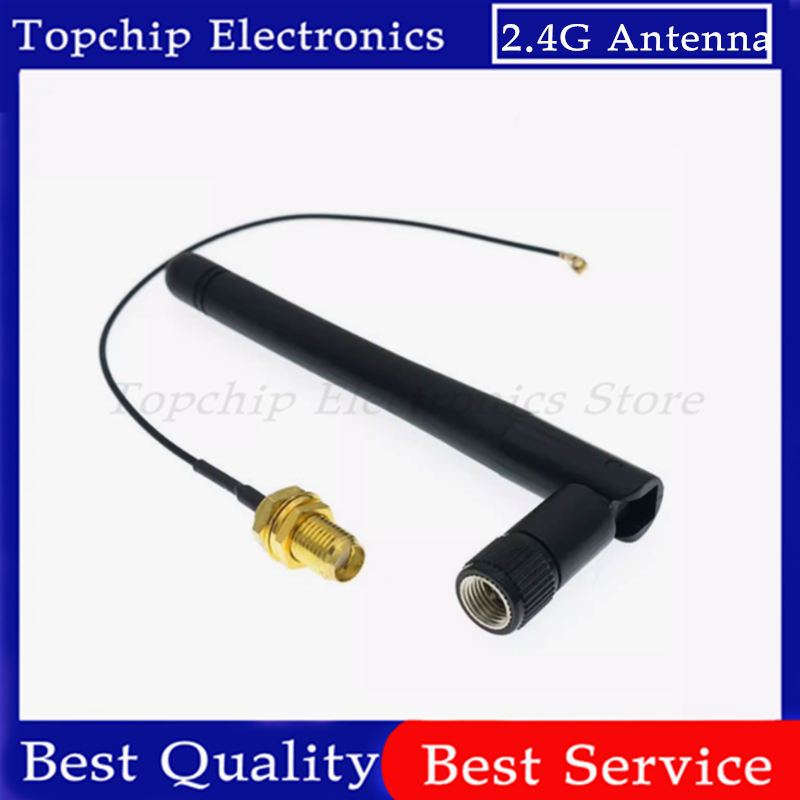 Esp32 Devkit - Antenna WiFi 2.4GHz 3dBi 2.4g RP-SMA
