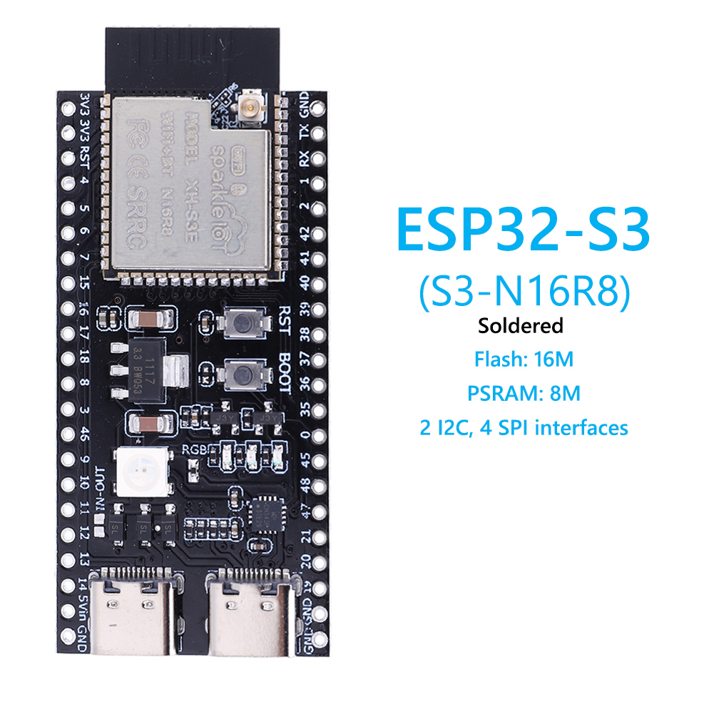 ESP32 S3 N16R8 N8R2 Scheda di  - Esp32 Uart Module recensione e prezzo