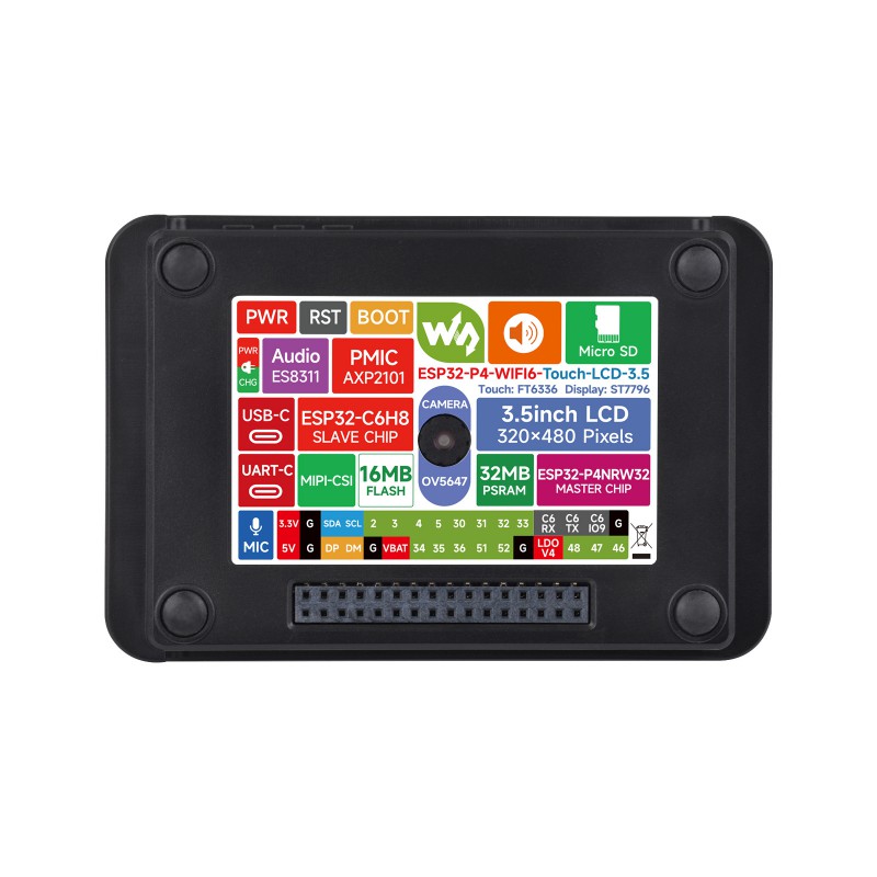 Waveshare ESP32-P4 Wi-Fi 6 Vis - Esp32 P4 recensione e prezzo