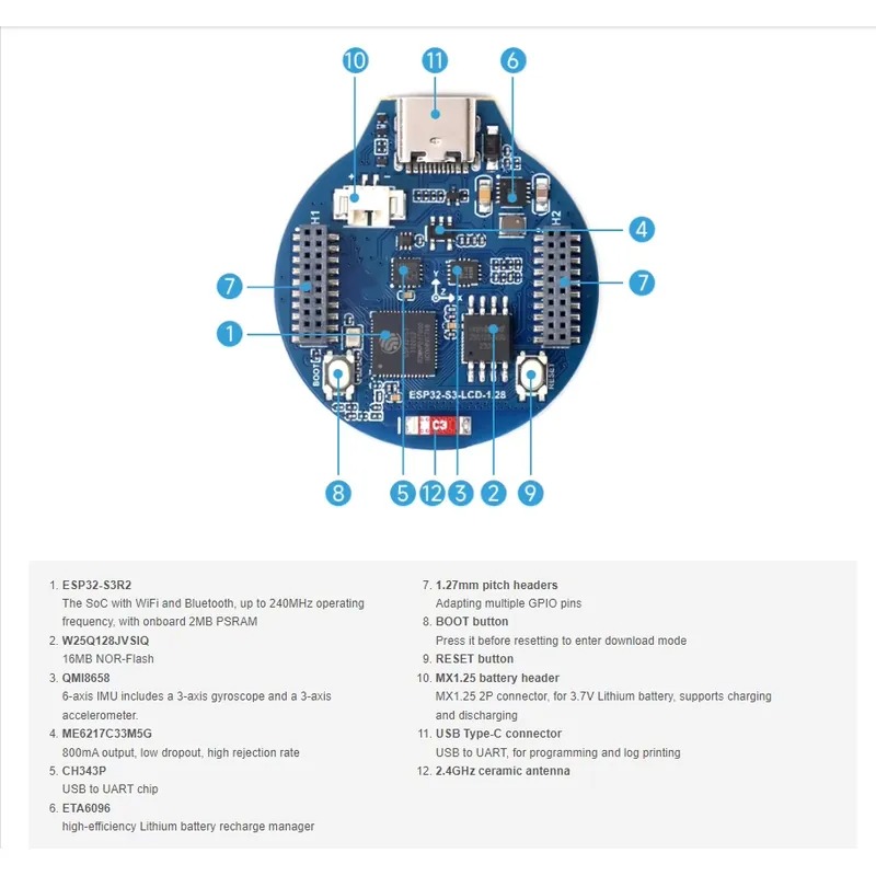 Scheda di sviluppo ESP32-S3 co - Esp32 S3 recensione e prezzo
